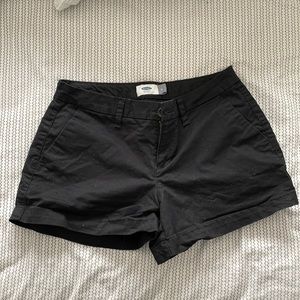 FINAL SALE Old Navy Chino Style Black Shorts